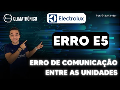 Vídeo: Erro E5 Electrolux Barril Inverter: 3 causas, 5 soluções