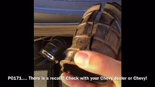 2014 Chevy Sonic Engine Code P0171 Air Intake Hose Replacement