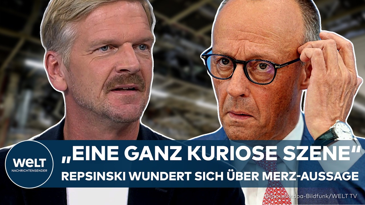 BERLIN: "Das ist eine kuriose Szene" – Gordon Repinski verwundert über diese Merz-Aussage