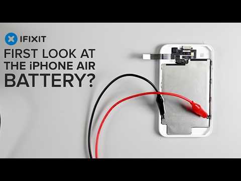 Did We Find the iPhone Air's Battery? Inside the iPhone Air MagSafe Battery