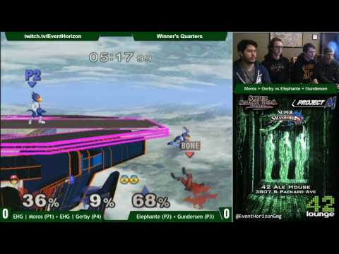 Construct 69 - EHG | Moros + EHG | Gerby vs Elephante + Gundersen - Melee Doubles WQ