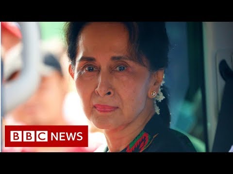 Aung San Suu Kyi: How a peace icon ended up at a genocide trial - BBC News