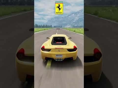 Cars Vs Spike Strips #shorts #beamngdrive