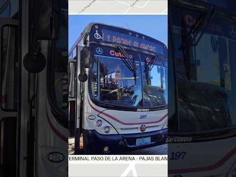🚌 LÍNEA L1 | PASO DE LA ARENA ➡️ PAJAS BLANCAS 🇺🇾 | #travelboast #bus #shorts #viralshorts
