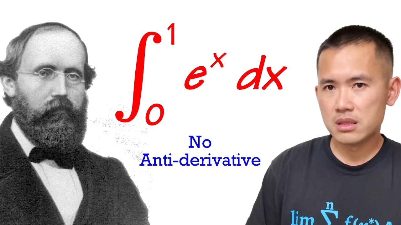How Riemann would probably integrate e^x from 0 to 1