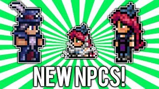 Terraria 1.2.3: Traveling Merchant & Stylist NPCs! (NEW, Change Hair Color!) @demizegg