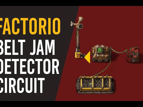 Factorio Belt Jam Detector Circuit Network