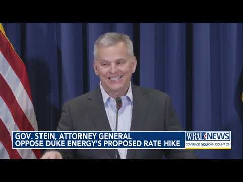 Gov. Josh Stein, attorney general oppose Duke Energy's proposed rate hike