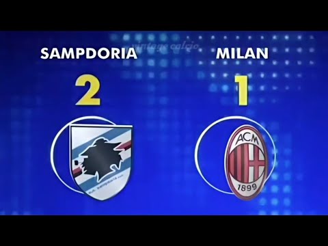 Sampdoria-Milan 2:1, 2008/09 - 90th minute