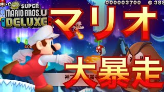 #6【ニュースーパーマリオUデラックス】フローズン大地でファイアー祭りww!