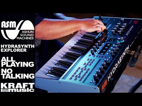 ASM Hydrasynth 49-Key Polyphonic Synthesizer 2020 - Black + Flight Pro Case image 7