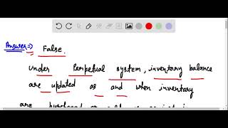 When perpetual inventory records are kept, the results under the FIFO and LIFO methods are the sam…
