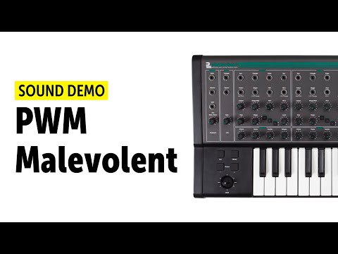 PWM Malevolent 32-Key Semi-Modular Analog Synthesizer 2021 - Present - Black Bild 2