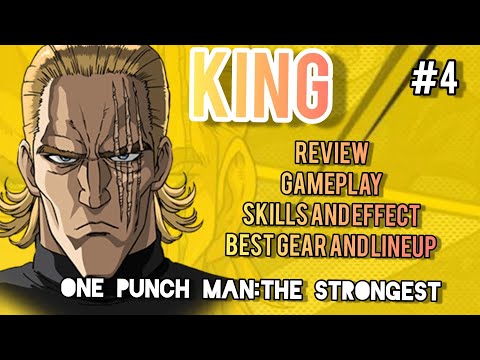 New King SSR Review & Gameplay,Best lineup (One Punch Man:The Strongest)