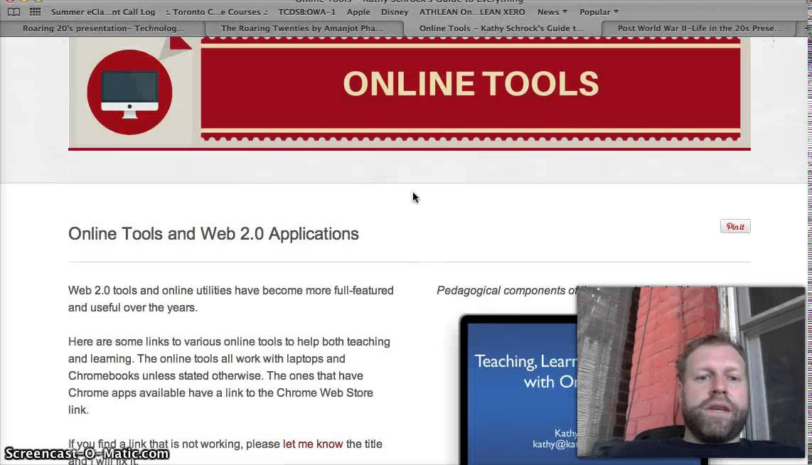 Web 2 0 Tools and Presentation