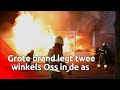 Grote brand in Oss in twee winkels