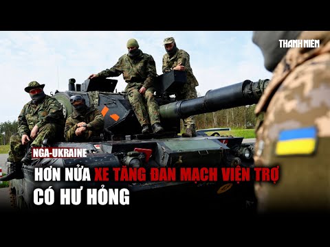 Hơn nửa số xe tăng Leopard do Đan Mạch viện trợ Ukraine có hư hỏng