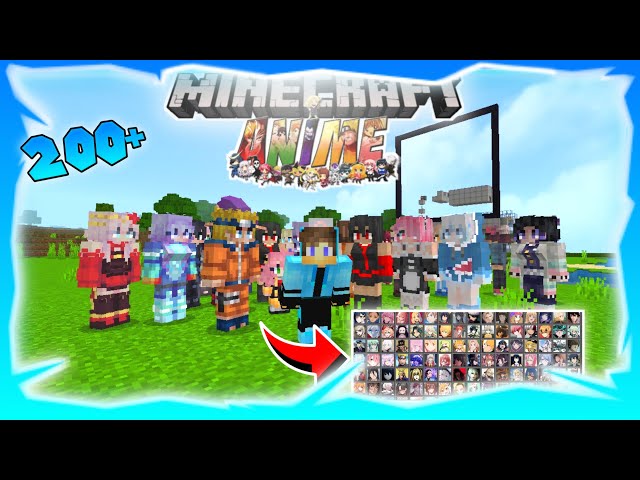 Anime Characters Addon (1.20, 1.19) - Waifus & Husbands Mod MCPE/Bedrock 