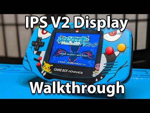 How To Install a FunnyPlaying IPS V2 LCD Display, On A Gameboy Advance!