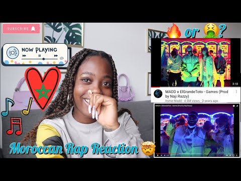 MADD x ElGrandeToto - Games (Prod by Naji Razzy) MOROCCAN RAP REACTION