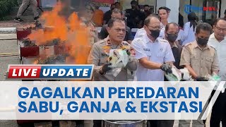 Tangkap 16 Orang, Polda Riau Gagalkan Peredaran 9,9 Kg Sabu, 60 Kg Ganja Kering, 54 Ribu Pil Ekstasi