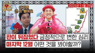 판이 뒤집혔다 긍정적으로 변한 심리ㅣ마지막 12월 어떤 것을 봐야할까?