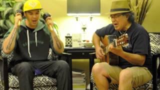 Def3 and his dad Ramon Fernandez living room jam