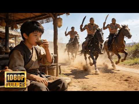 【武俠電影】惡霸欺負路邊小夥，怎料小夥是武林高手，瞬間秒殺惡霸。#武俠劇 #動作#武俠劇 #動作