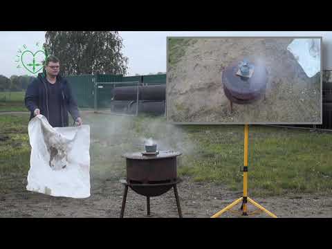 Fettbrand mit der Löschdecke