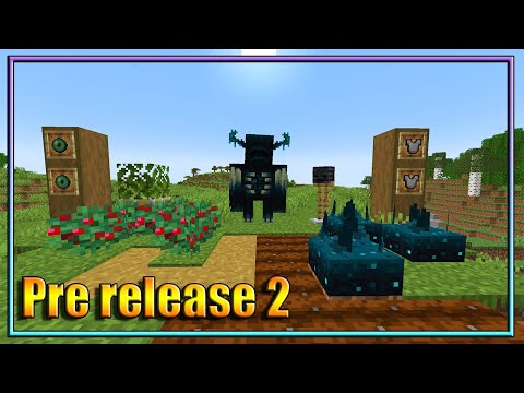 Minecraft 1.19 Pre-Release 2! | Bug Fixes + Warden Changes | Minecraft Wild Update