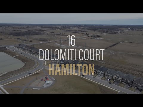 16 Dolomiti Court Hamilton, ON