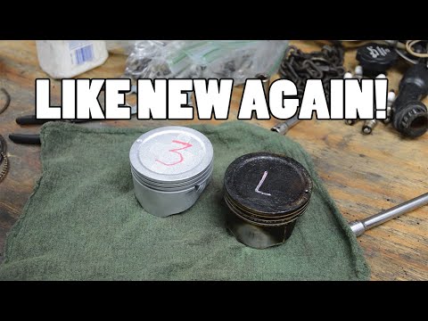 Chevelle Turbo LS Build: Vapor Blasting Pistons
