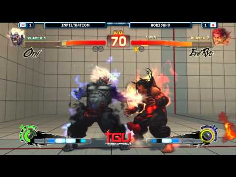 SSF4AE [TOP8] Infiltration(Oni) vs Hori Sako(Evil Ryu) @TGUC2013 23/11/2013