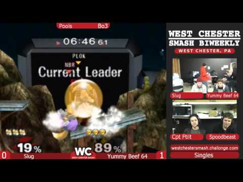 WCS 1-16-2016 Singles Pools: Slug (Fox) vs YummyBeef64 (Link)