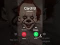 Pennywise Calls Cardi B #cosplay #shorts #comedy #pennywise #tiktok #funny #halloween #music - GhostyGames! Pennywise Calls Cardi B #cosplay #shorts #comedy #pennywise #tiktok #funny #halloween #music