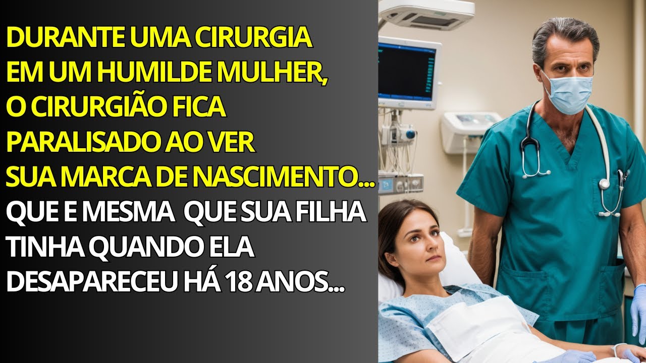 CIRURGIÃO CONGELOU QUANDO VIU MARCA DE NASCIMENTO DA PACIENTE.. IGUAL DA SUA FILHA DESAPARECIDA...