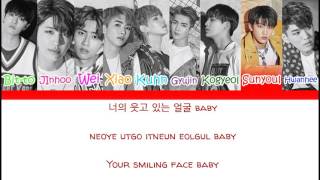 Up10tion 'Dream You' Color Coded Lyrics [Han|Rom|Eng]