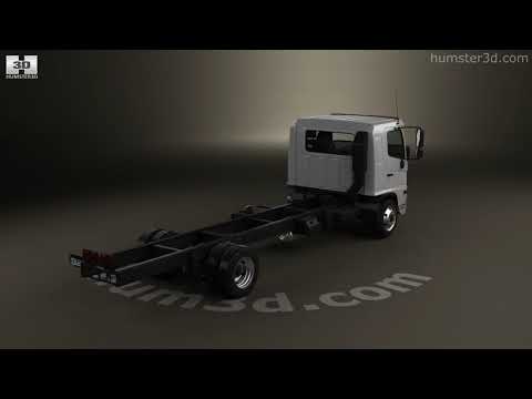 Hino 500 FD 1124 Chassis Truck 2016 3D model by Hum3D com