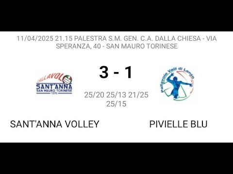SANT'ANNA vs PIVIELLE - 11/04/2025