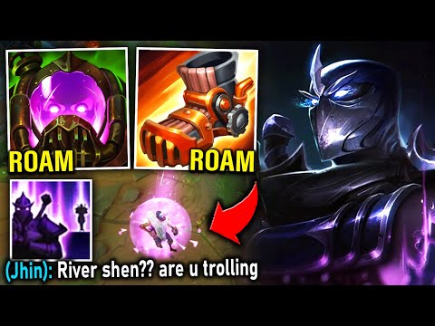 My adc flamed me for playing River Shen... but then I carried the game