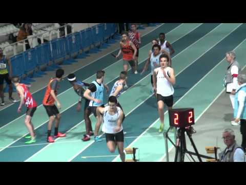 Relais 4 x200 m  CAM - Championnat de France Cadets/Juniors Fév 2016 - Nantes