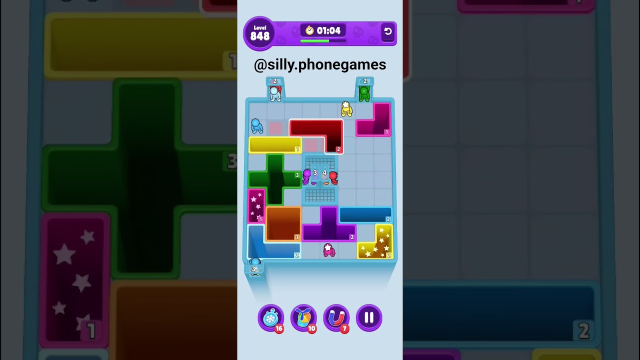 Drop Away Level 848 Walkthrough Solution