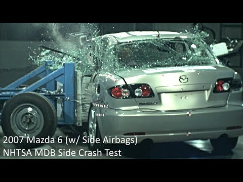 2006-2008 Mazda 6 Sedan (w/ Side Airbags) NHTSA MDB Side Crash Test