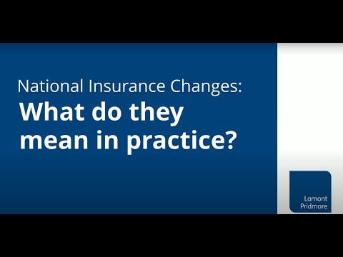 National Insurance Changes