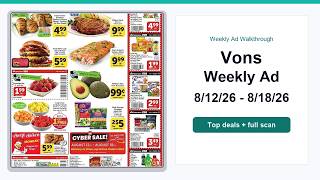 Vons Weekly Ad (8/12/26 - 8/18/26) Best Deals