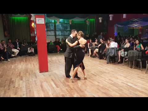 Russian dancers in Buenos Aires. Irina Ponomareva, Dmitry Astafiev