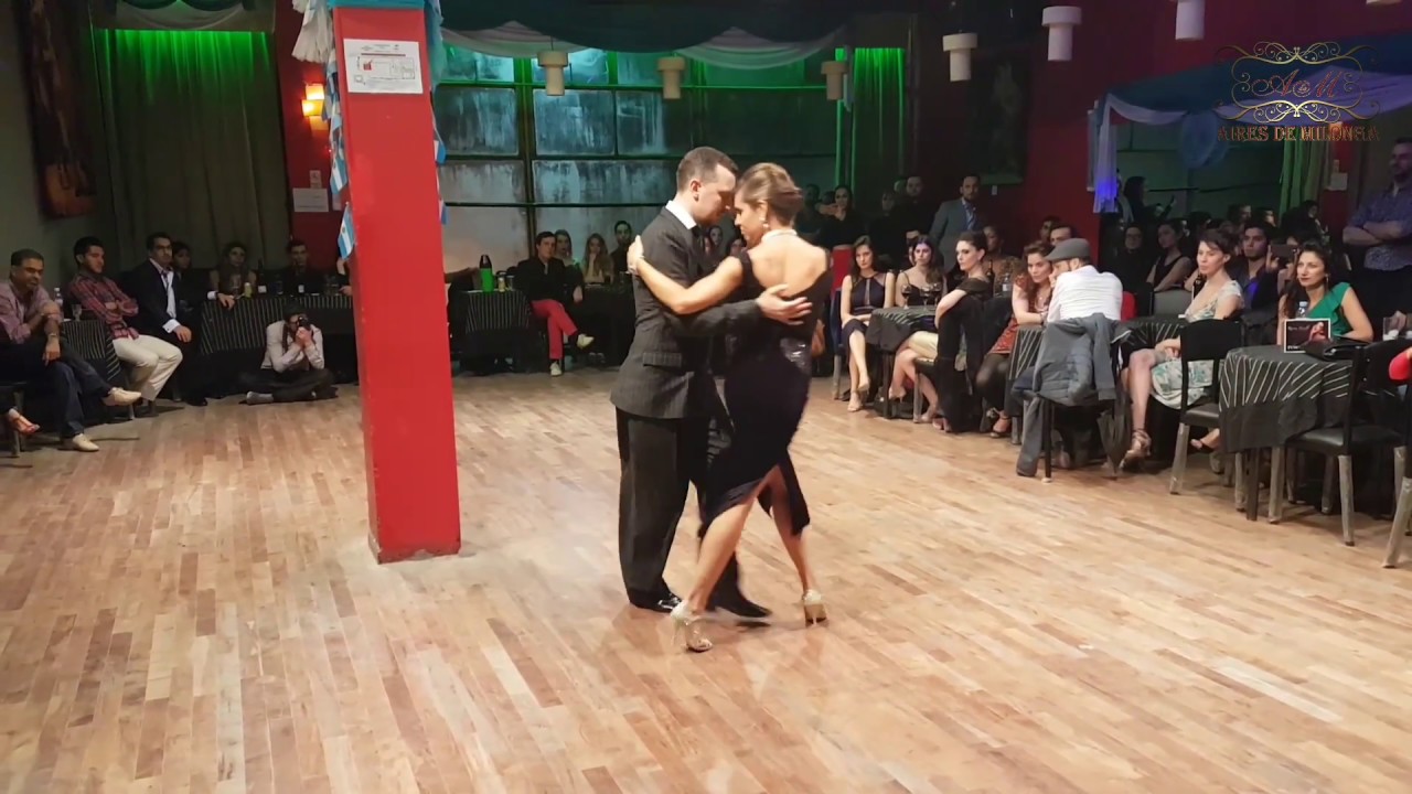 Russian dancers in Buenos Aires. Irina Ponomareva, Dmitry Astafiev