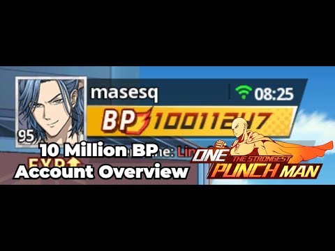 So What Does An Account Look Like At 10 Million BP One Punch Man: The Strongest