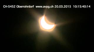 preview picture of video 'Partielle Sonnenfinsternis / Partial Solar Eclipse 20-03-2015'