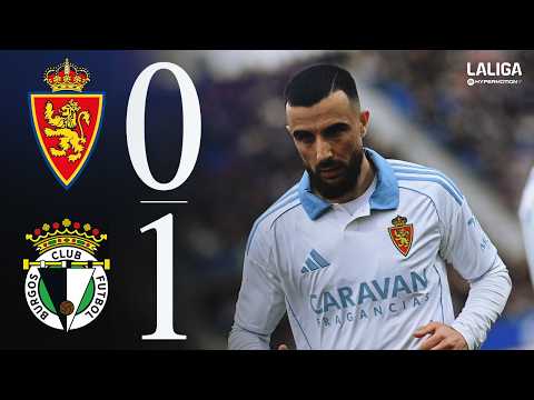 RESUMEN | Real Zaragoza 0-1 Burgos CF | LaLiga Hypermotion